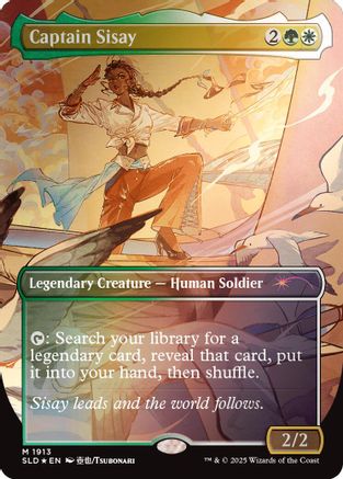 Captain Sisay (1913) (Rainbow Foil) (SLD-1913) - Secret Lair Drop Series Foil