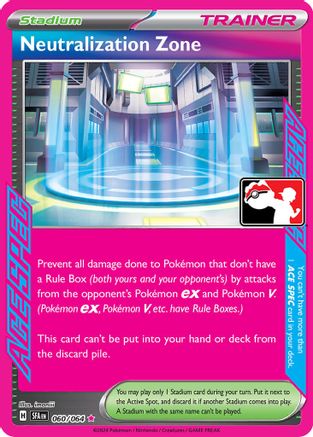 Neutralization Zone 060 - Holofoil Prize Pack Series Cards - ACE SPEC Rare