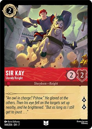 Sir Kay - Unruly Knight (144/204) - Archazias Island Cold Foil