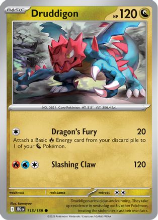 Druddigon 115/159 SV09 Journey Together - Common
