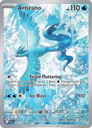 Articuno 161/159 - Holofoil SV09 Journey Together - Illustration Rare