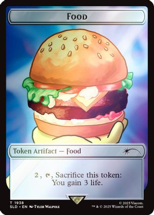 Food Token (1938) (Rainbow Foil) (SLD-1938) - Secret Lair Drop Series Foil