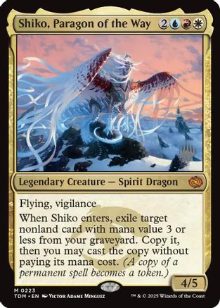Shiko, Paragon of the Way (PPTDM-223) - Promo Pack: Tarkir: Dragonstorm