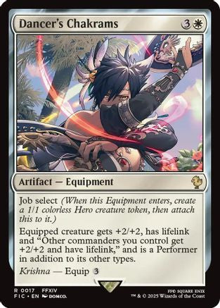 Dancer's Chakrams (FIC-017) - Commander: FINAL FANTASY