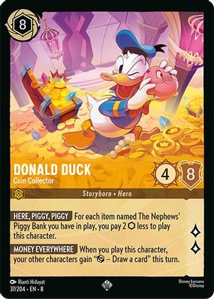 Donald Duck - Coin Collector (37/204) - Reign of Jafar Cold Foil