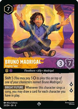 Bruno Madrigal - Singing Seer (20/204) - Reign of Jafar
