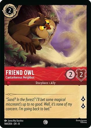 Friend Owl - Cantankerous Neighbor (144/204) - Reign of Jafar