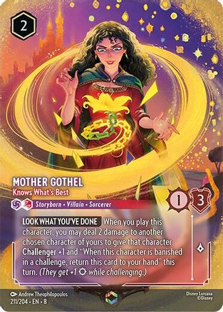 Mother Gothel - Knows What's Best (Enchanted) (211/204) - Reign of Jafar Holofoil