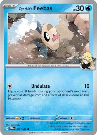 Cynthia's Feebas 052/182 SV10 Destined Rivals - Common