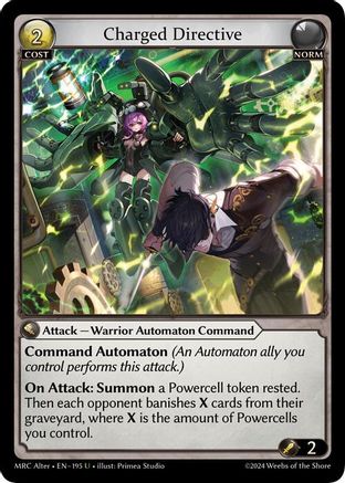 Charged Directive (195) - Mercurial Heart Alter Edition Foil