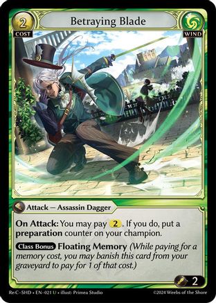 Betraying Blade (021) - Tristan Shadowdancer ReCollection Lite