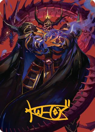 Golbez, Crystal Collector Art Card (Gold-Stamped Signature) (AAFIN-045) - Art Series: FINAL FANTASY