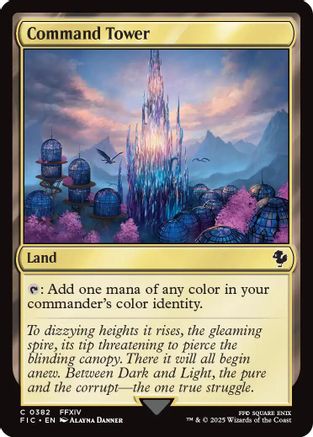 Command Tower (0382) (Surge Foil) (FIC-382) - Commander: FINAL FANTASY Foil
