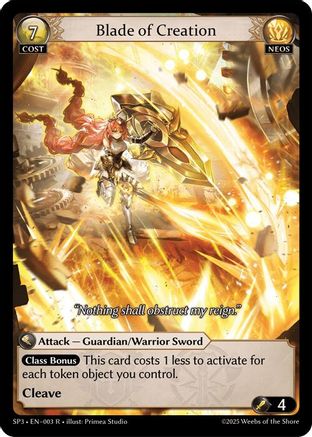 Blade of Creation (003) - Supporter Pack 3