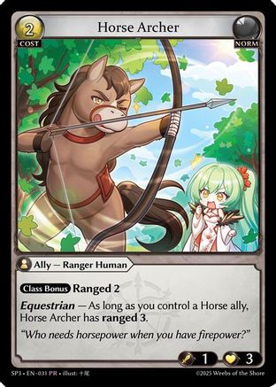 Horse Archer (031) - Supporter Pack 3 Foil