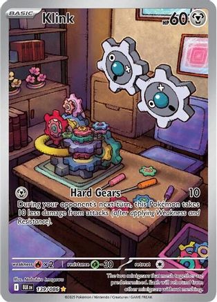 Klink 139/086 - Holofoil SV Black Bolt - Illustration Rare