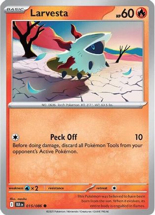 Larvesta 015/086 SV Black Bolt - Common