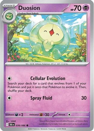 Duosion 038/086 SV Black Bolt - Common