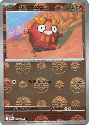 Darumaka (Poke Ball Pattern) 013/086 - Holofoil SV Black Bolt - Common