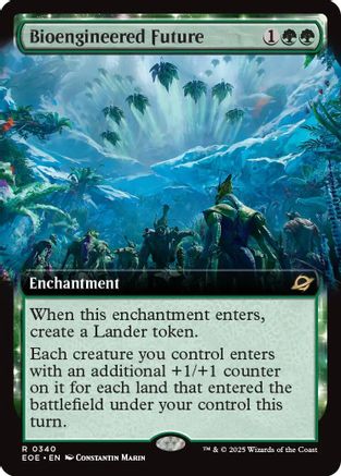 Bioengineered Future (Extended Art) (EOE-340) - Edge of Eternities Foil