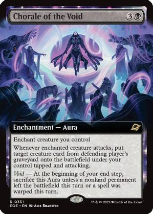 Chorale of the Void (Extended Art) (EOE-331) - Edge of Eternities Foil