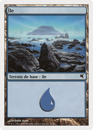 Island (French) - "Ile" (G11) (PSAL-G11) - Magic Encyclopedia 2005 (Salvat/Hachette)