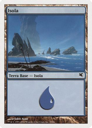 Island (Italian) - "Isola" (H35) (PSAL-H35) - Magic Encyclopedia 2005 (Salvat/Hachette)