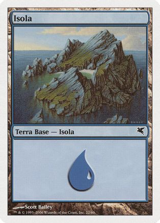 Island (Italian) - "Isola" (H22) (PSAL-H22) - Magic Encyclopedia 2005 (Salvat/Hachette)