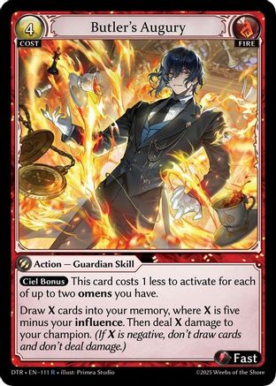 Butler's Augury (111) - Distorted Reflections