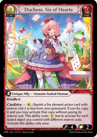 Duchess, Six of Hearts (113) - Distorted Reflections