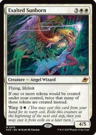 Exalted Sunborn (PPEOE-015) - Promo Pack: Edge of Eternities Foil
