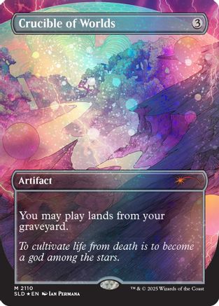 Crucible of Worlds (Galaxy Foil) (SLD-2110) - Secret Lair Drop Series Foil