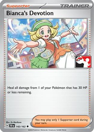 Bianca's Devotion 142/162 - Holofoil Prize Pack Series Cards - Uncommon