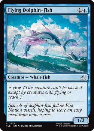 Flying Dolphin-Fish (TLE-223) - Avatar: The Last Airbender: Eternal-Legal Foil