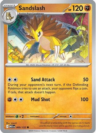 Sandslash 069/132 ME01 Mega Evolution - Common