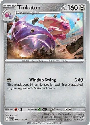 Tinkaton 098/132 ME01 Mega Evolution - Uncommon