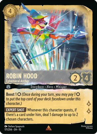 Robin Hood - Ephemeral Archer (171/204) - Whispers in the Well Holofoil