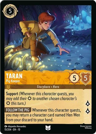 Taran - Pig Keeper (15/204) - Whispers in the Well