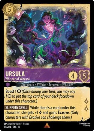 Ursula - Whisper of Vanessa (59/204) - Whispers in the Well Cold Foil