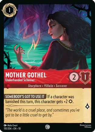 Mother Gothel - Underhanded Schemer (110/204) - Whispers in the Well Cold Foil