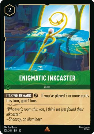 Enigmatic Inkcaster (100/204) - Whispers in the Well