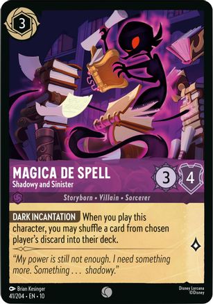 Magica De Spell - Shadowy and Sinister (41/204) - Whispers in the Well