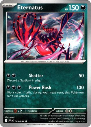 Eternatus 069/094 - Reverse Holofoil ME02 Phantasmal Flames - Uncommon