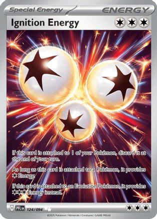 Ignition Energy 124/094 - Holofoil ME02 Phantasmal Flames - Ultra Rare
