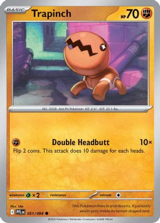 Trapinch 051/094 ME02 Phantasmal Flames - Common