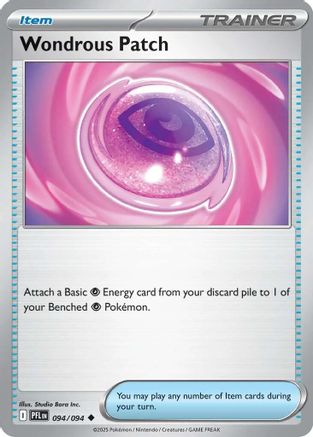 Wondrous Patch 094/094 - Reverse Holofoil ME02 Phantasmal Flames - Uncommon