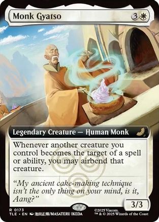 Monk Gyatso (Extended Art) (TLE-173) - Avatar: The Last Airbender: Eternal-Legal Foil