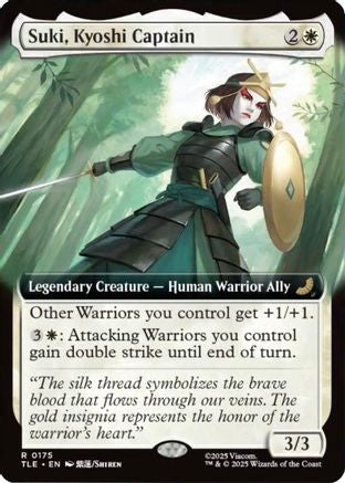 Suki, Kyoshi Captain (Extended Art) (TLE-175) - Avatar: The Last Airbender: Eternal-Legal