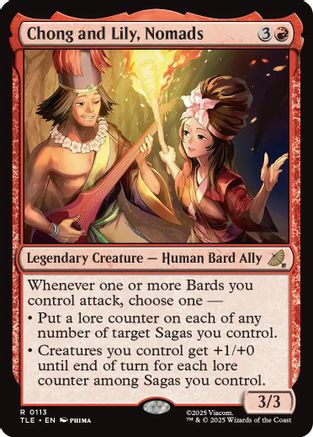 Chong and Lily, Nomads (TLE-113) - Avatar: The Last Airbender: Eternal-Legal