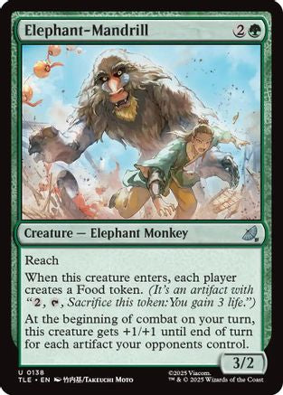 Elephant-Mandrill (TLE-138) - Avatar: The Last Airbender: Eternal-Legal